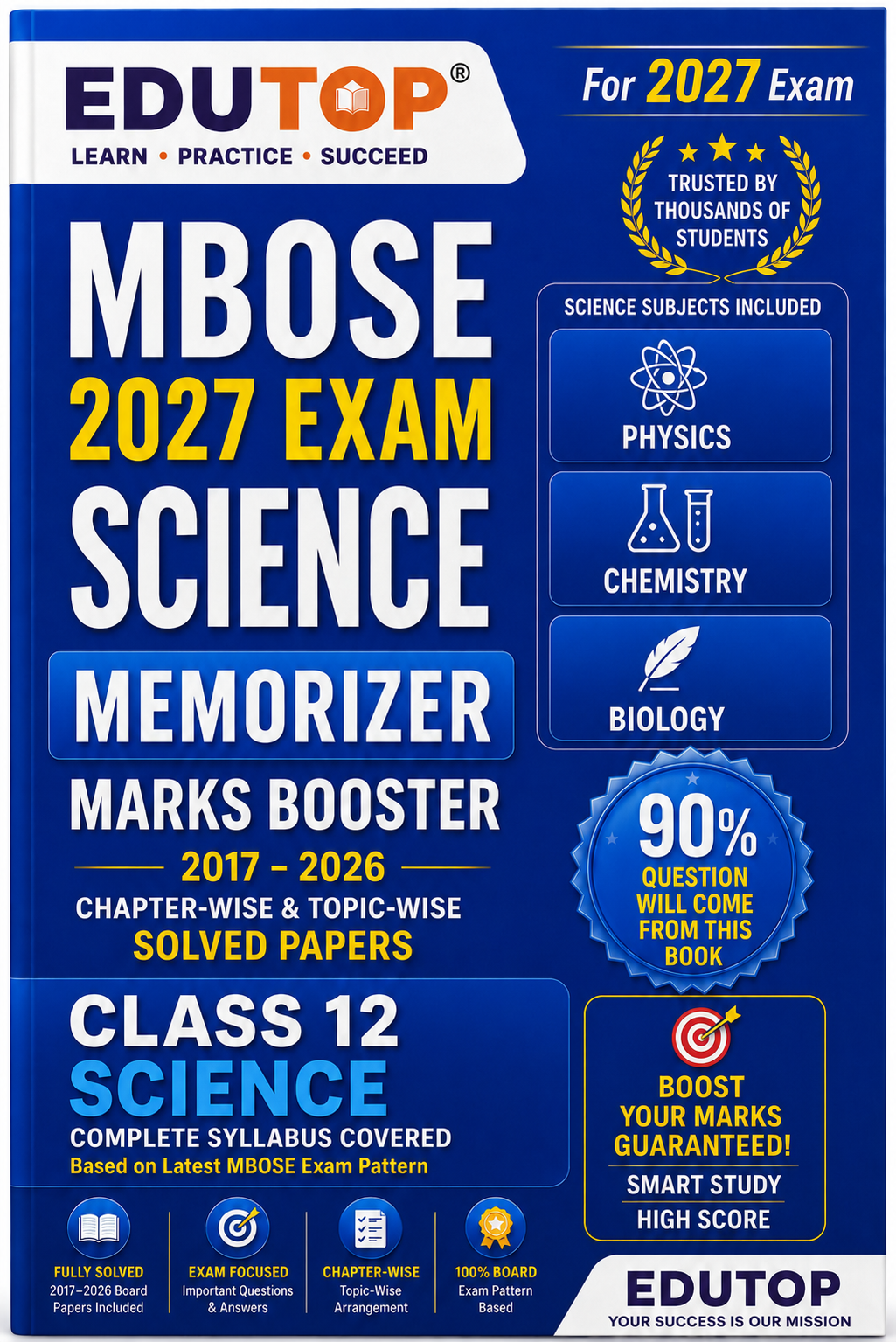 MBOSE Class 12 Science Memorizer 2026–2027 | Most Repeated Questions Bank | Important Questions & Answers | Board Exam Preparation